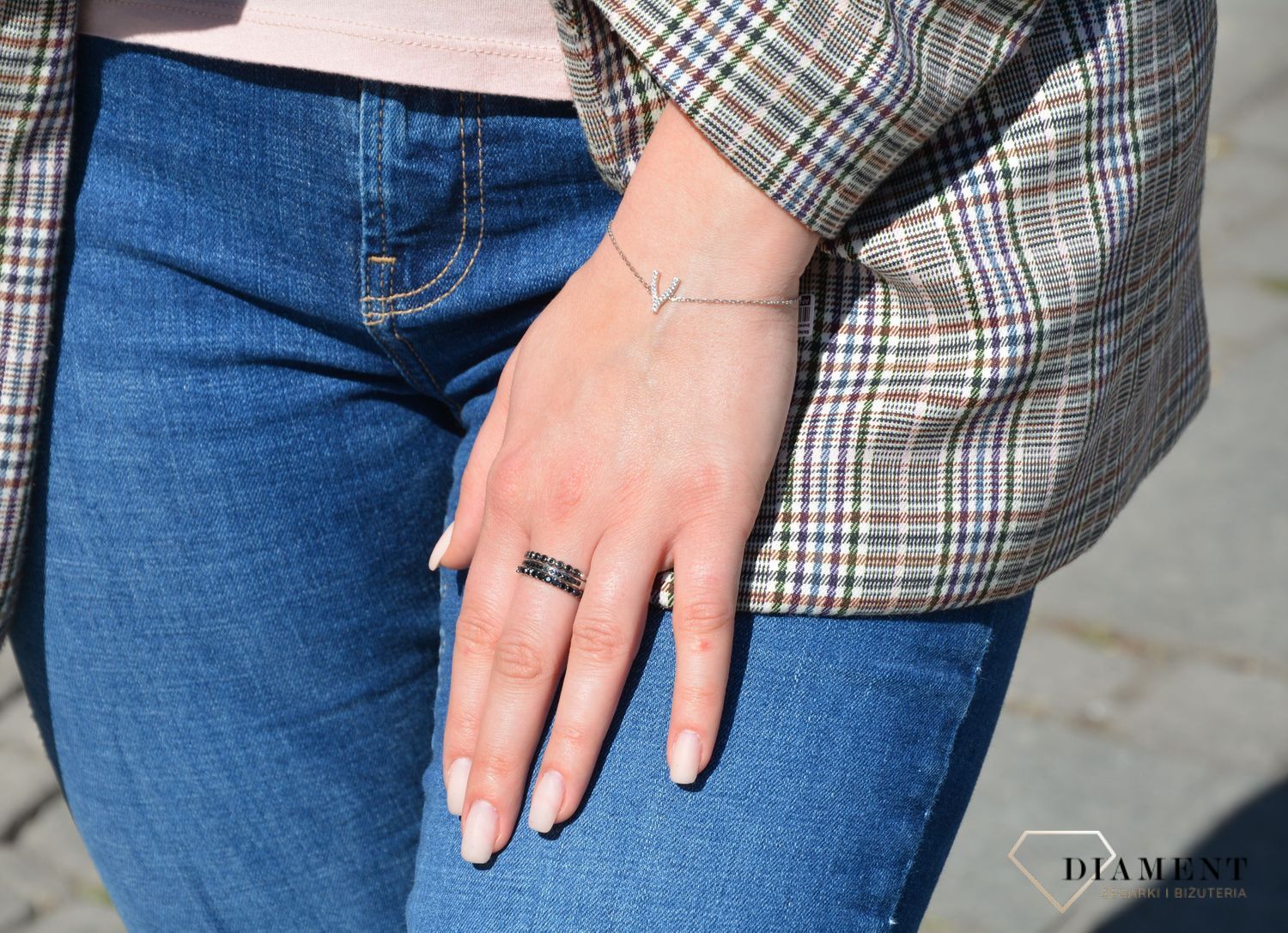 Srebrna bransoletka damska celebrytka 925 B VI36 027 ✓Bransoletka srebrna w Sklepie z Biżuterią zegarki-diament.pl✓Piękna i Elegancka Bransoletka dla Kobiet✓Prawdziwe Srebro✓Darmowa wysyłka✓1.jpg